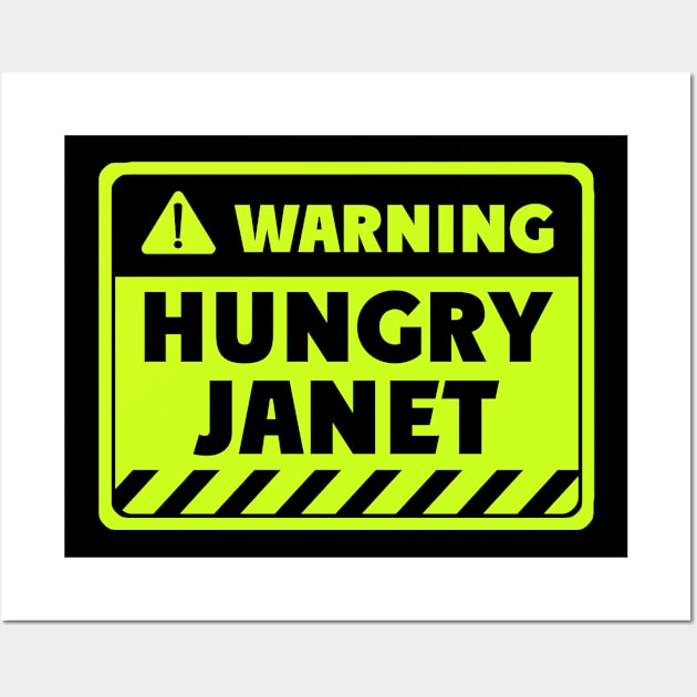 hungry Janet Wall Art by EriEri